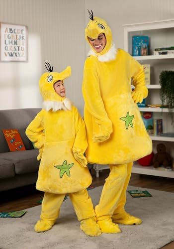Dr Seuss Star Bellied Sneitch Costume for Kids Medium