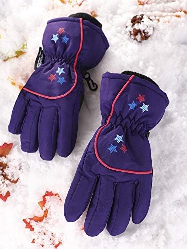 Kids Snow Ski Gloves Waterproof Warm for Winter