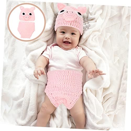 Hand Crochet Newborn Photography Outfit Set for Baby