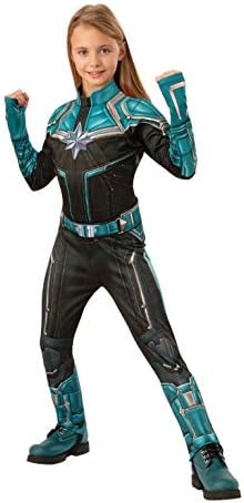 Captain Marvel Kree Costume Suit for Medium - Teal Black - Rubies