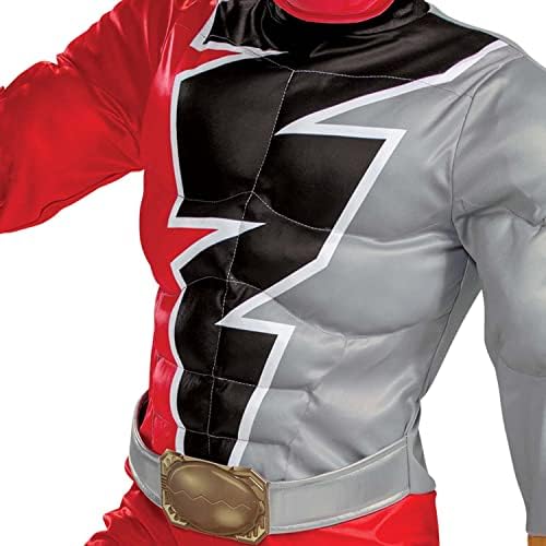 Red Ranger Costume for Kids - Official Deluxe Dino Fury Power Ranger Costume