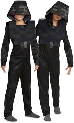 BRILLIANT BOYS WITHER SKELETON MINECRAFT COSTUME