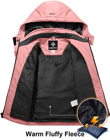 GEMYSE Girls Durable Windproof Ski Jacket
