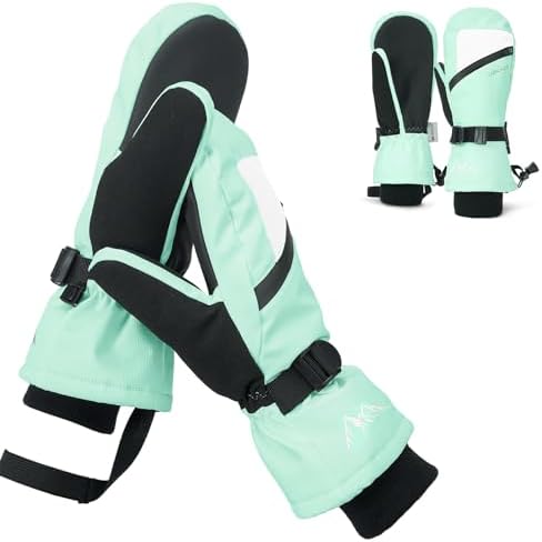 Caracaleap Warm Winter Ski Gloves for Men and Women - Waterproof and Durable