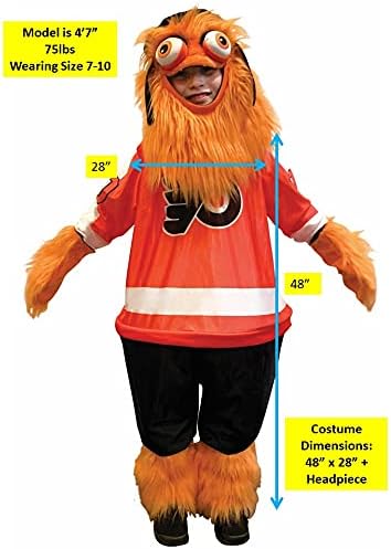 Gritty Mascot NHL Philadelphia Flyer Costume