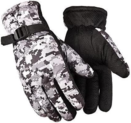 Winter Ski Gloves - Camouflage Ski Riding Gloves for Women
