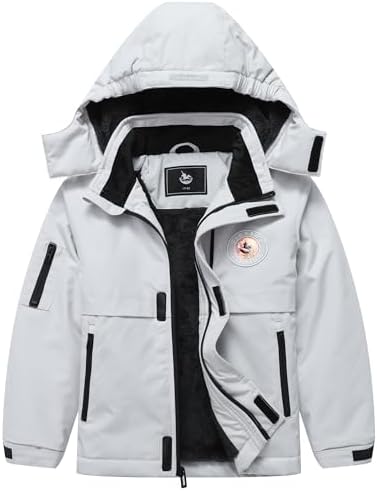 Girls Ski Jacket Winter Warm Windproof Coat for Kids Snowboarding