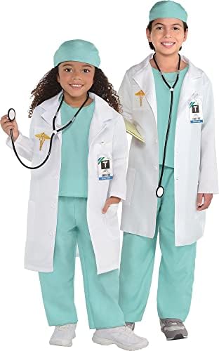 Amscan Doctor Costume for Kids 1 Set