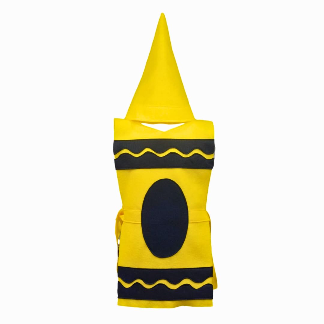 Yellow Crayon Costume Set Make an Impact