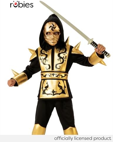 Gold Ninja Costume for Boys