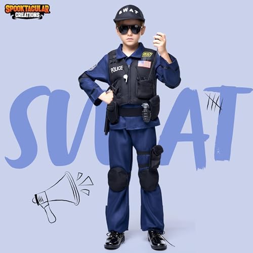Spooktacular Creations SWAT Police Officer Costume for Kids