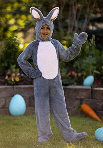 Grey Bunny Kids Costume for Ages 3-6