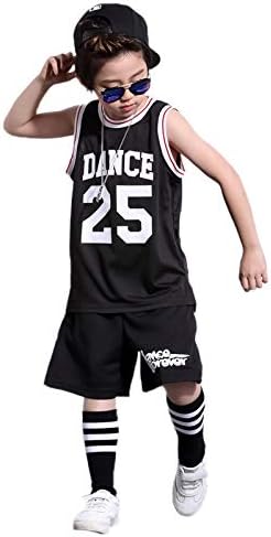 Lolita Boys Dance Costume Set - Multipurpose Hip Hop Street Dance Basketball Outfit