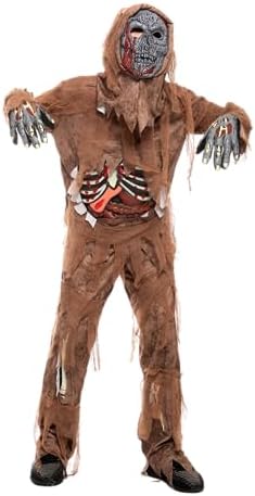 Spooktacular Creations Swamp Deluxe Skeleton Living Dead Zombie Costume for Halloween Kids