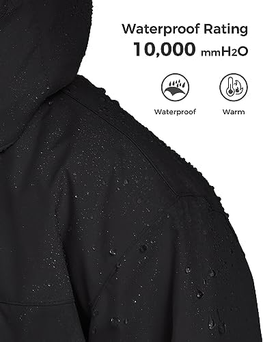 ZSHOW Girls Ski Jacket Warm Waterproof and Fleece-lined