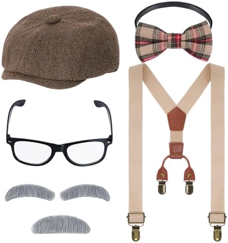 1920s Old Man Costume for Kids