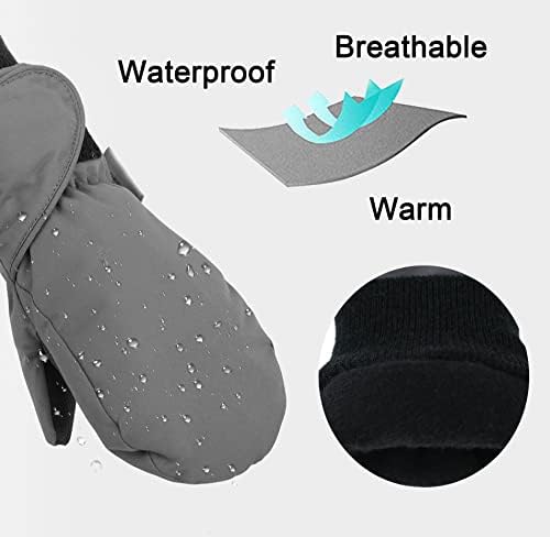 SimpliKids Ski Snow Gloves Waterproof Insulated