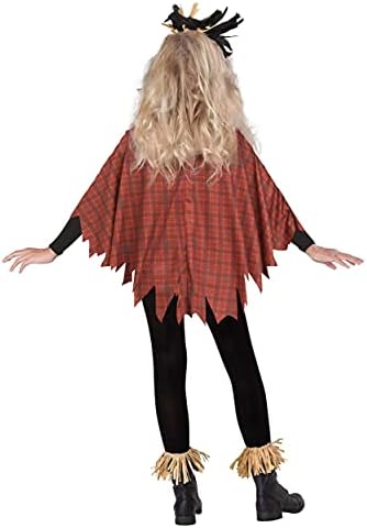 Scary Scarecrow Kids Poncho Standard 1