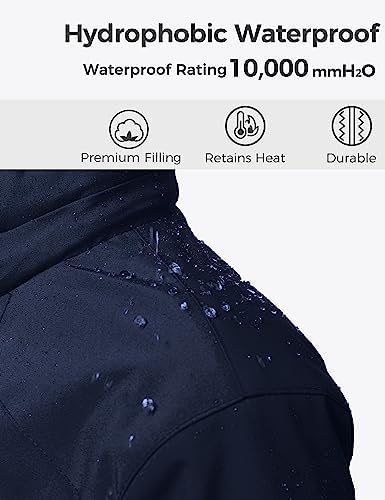 Wantdo Boys 3-in-1 Ski Jacket Waterproof Warm