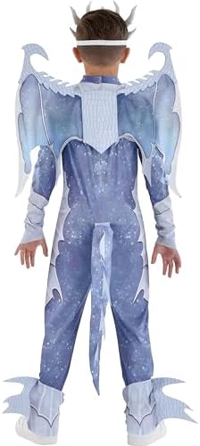 Purple and White Ghostly Dragon Costume Set - Halloween Party