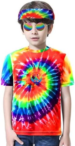 Hippie 4-Piece Costume Set for Boys