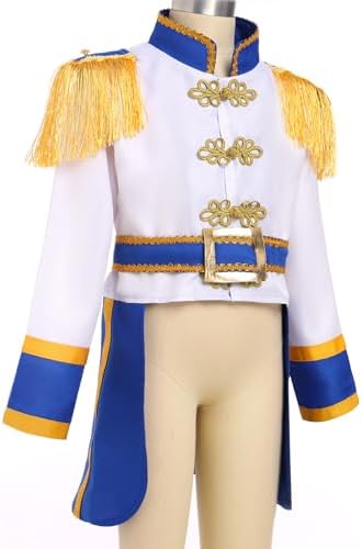 FYMNSI Kids Boys Halloween Medianeval Knight Prince Costume