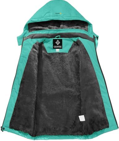 boys waterproof ski jacket with fleece lining