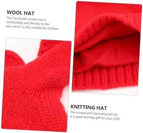 Perfect for Birthdays Parties SherchPry Baby Tail Hat in Red