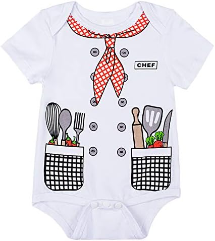 Paddy Field Chef Costume Bodysuit for Baby 1
