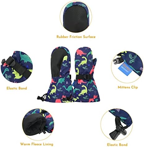 Zando Toddler Winter Ski Gloves