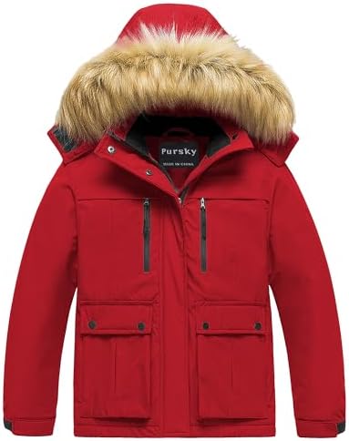 Warm Waterproof Ski Jacket for Girls