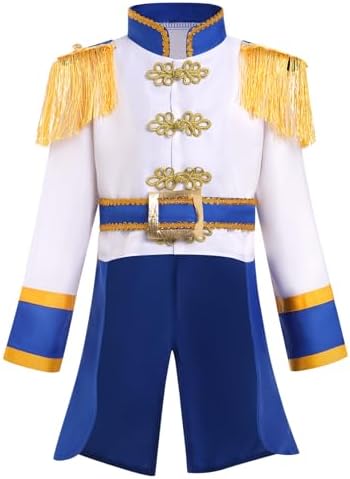 FYMNSI Kids Boys Halloween Medianeval Knight Prince Costume