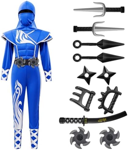 Spooktacular Kids Halloween Ninja Costume
