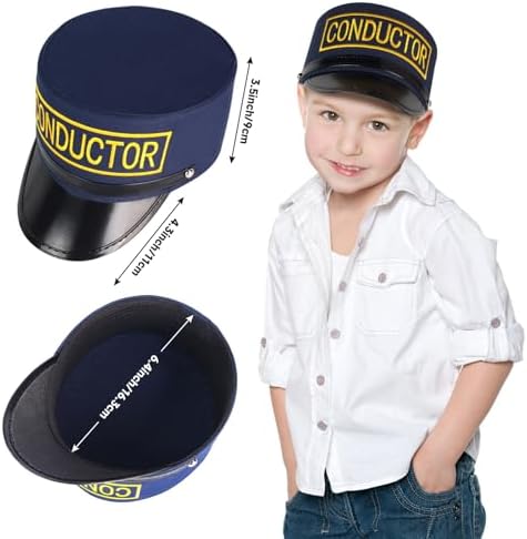 Kyson Train Conductor Costume 21Pcs Express Engineer Set