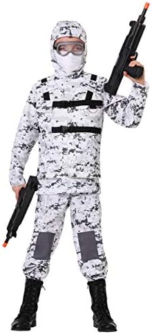 Kids Soldier Costume Real Feeling Camouflage