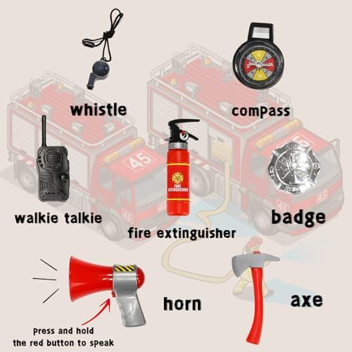 Fire Hero Kids Costume Toy Set for Halloween and Year-Round Play