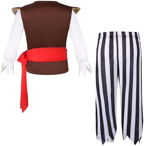 Boys Pirate Costume - Halloween Party Dress Up