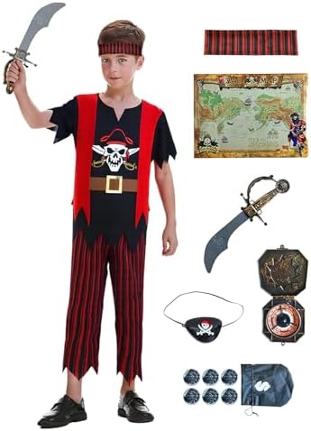 Boys Pirate Costume Set