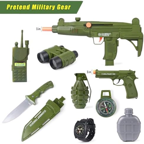 Tacobear Soldier Costume for Kids Ages 3-9