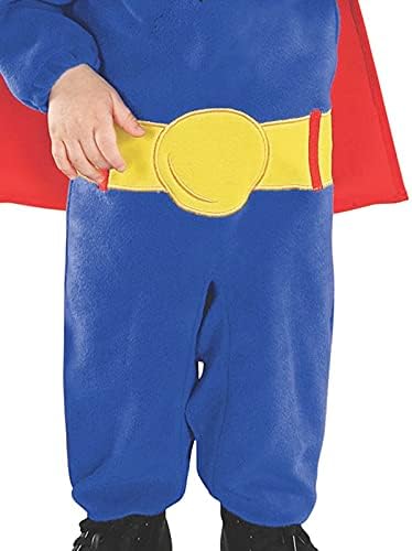 Rubies Superman Classic Baby Toddler Costume Romper with Cape 1