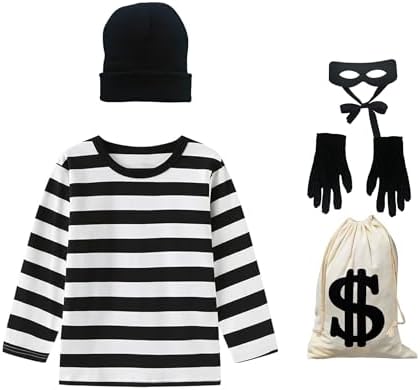 Robber Costume Set for Kids Adults
