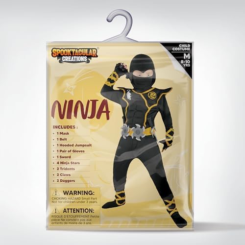 Spooktacular Halloween Ninja Costume for Boys and Girls