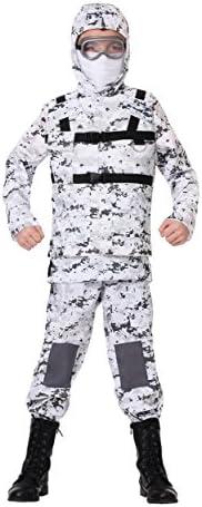 Kids Soldier Costume Real Feeling Camouflage