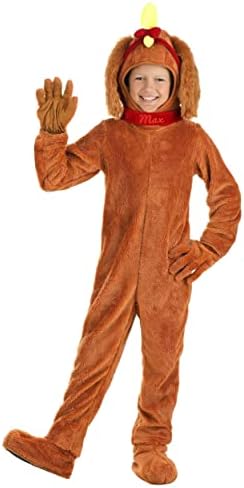 Dr Seuss The Grinch Max Pajama Party Costume for Kids -Festive Fun