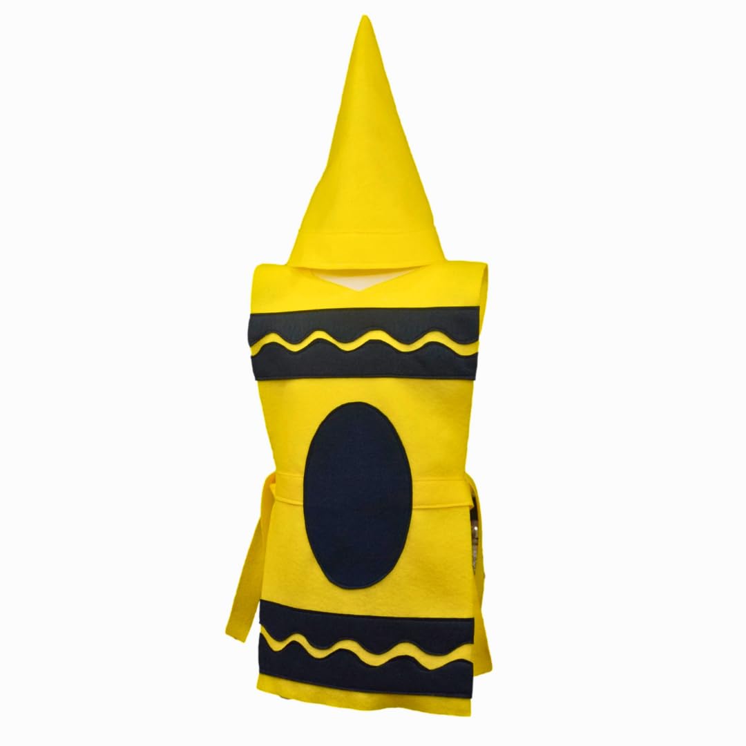Yellow Crayon Costume Set Make an Impact