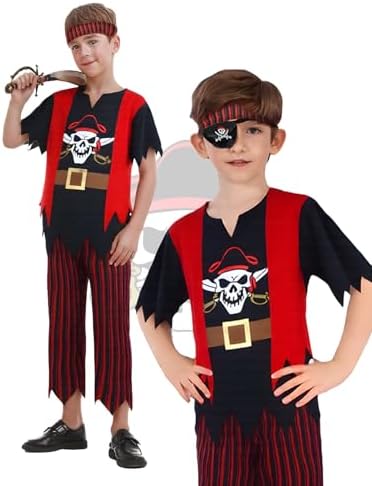 Boys Pirate Costume Set