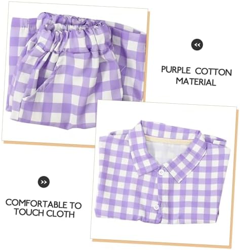 Festive and Trendy Plaid Summer Costume Set for Boys