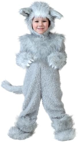 Fun Toddler Wolf Costume with Faux Fur Pride Joy