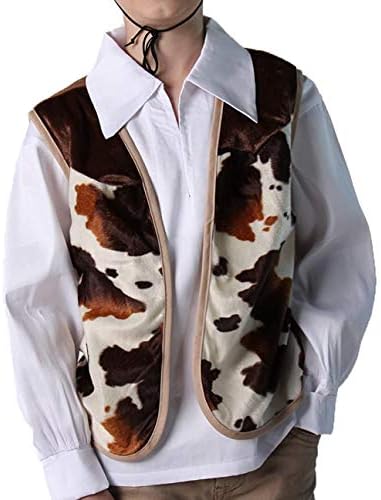 Kids Western Rodeo Costume Set for Boys Girls - Vest Hat Bandanna