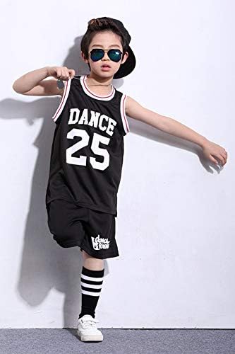 Lolita Boys Dance Costume Set - Multipurpose Hip Hop Street Dance Basketball Outfit